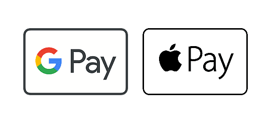ApplePay and GooglePay supported