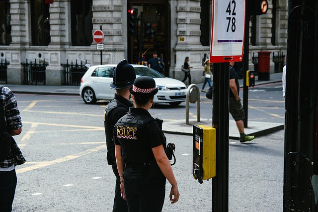 City of London Police on patrol
